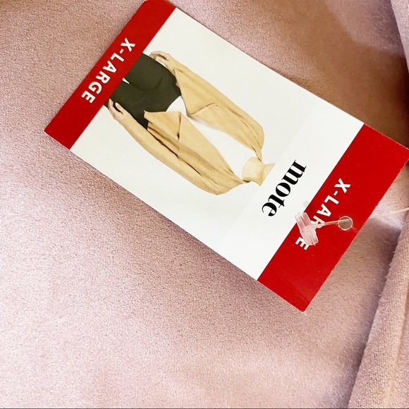 NWT Mote Dusty Blush Zip Up Super Soft Jacket - Picture 9 of 9